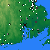 Nearby Forecast Locations - East Providence - Map