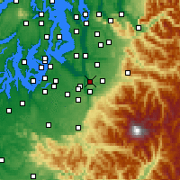 Nearby Forecast Locations - Sumner - Map