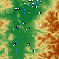 Nächste Vorhersageorte - Aumsville - Karte