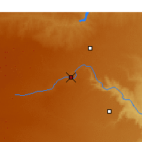 Nächste Vorhersageorte - Canyon - Karte