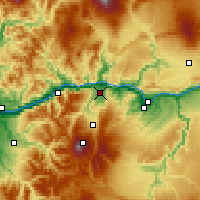 Nächste Vorhersageorte - Hood River - Karte