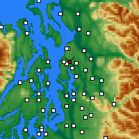 Nearby Forecast Locations - Lynnwood - Map