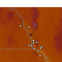 Nächste Vorhersageorte - Mesquite - Karte