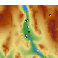 Nächste Vorhersageorte - Mohave Valley - Karte