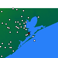 Nächste Vorhersageorte - Texas City - Karte