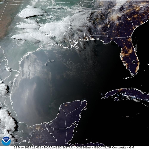 Satellite - Gulf of Mexico - Thu 23 May 20:46 EDT